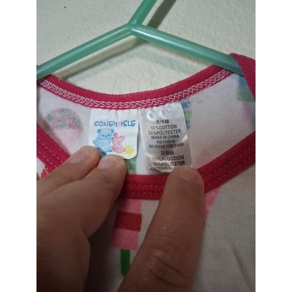 Coney Isle Body Suit Ice Cream Popsicles Baby Girls Size 3-6 Months - Picture 4 of 4